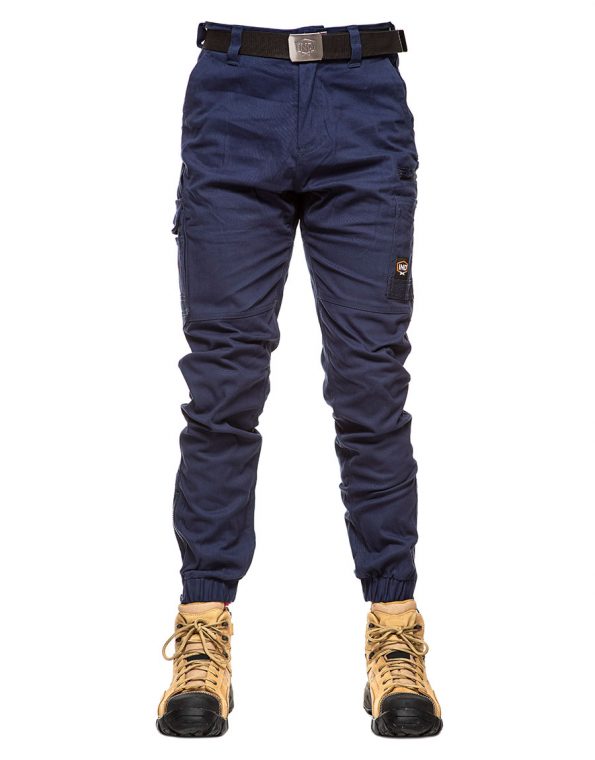 Regular Cuff Blue Trousers Workwear for sale